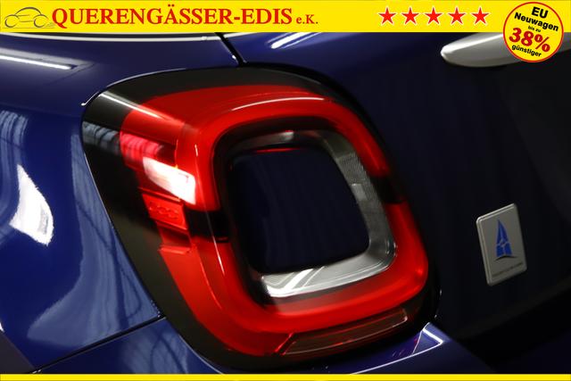 500X DOLCEVITA MY22 YACHT CLUB CAPRI HYBRID 1.5 GSE 96kW (130PS) DCT888 - Venezia Blau 128 - Leder Elfenbein mit blauer Stickung / Verdeck Blau "1XG X-Tech Paket 499 Reifenreparaturkit ""fix&go"" 8F6"