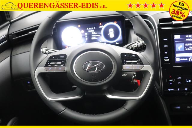 Hyundai Tucson 1.6 T-GDI 6MT 2WD Family MY23 110kW Polar White Sitzpolsterung in Stoff Schwarz