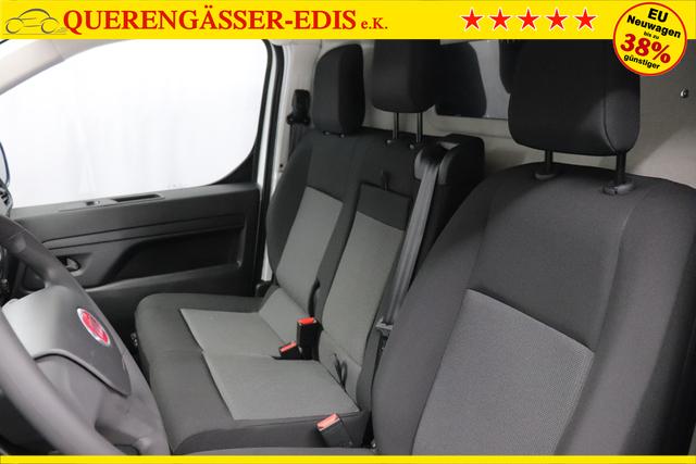 Scudo Scudo Kastenwagen L2 2.0 145 MT6 Kastenwagen549 - WEISS 969 - Standard Sitze "2QC Multifunktionale Beifahrersitzbank ""Eat and Work"" 3OM verstärktes LED Licht im Laderaum 7ET Komforttrennwand Verglast Mit Kleiderhaken A02 Paket ""Connected"" A06 Paket ""Worksite"" CKD Holzboden Laderaum 9mm Mit Antirutschbeschichtung, Inkl. Sei"