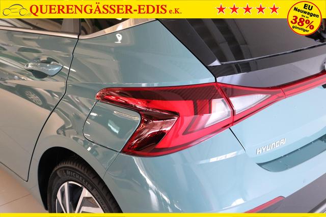 Hyundai i20 (BC3) GO Plus 1.2 MPI Navi b5bu1 MY2025 Mangrove Green, Beispielbilder, ggf. teilweise mit Sonderausstattung