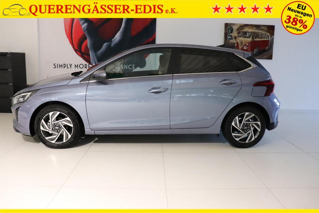Hyundai i20 (BC3) GO Plus 1.2 MPI Navi b5bu1 MY2025 Meta Blue Pearl, Beispielbilder, ggf. teilweise mit Sonderausstattung