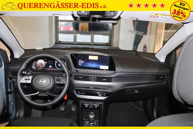 Hyundai i20 (BC3) GO Plus 1.2 MPI Navi b5bu1 MY2025 Meta Blue Pearl, Beispielbilder, ggf. teilweise mit Sonderausstattung