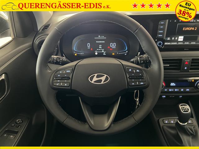 i10 GO Plus Navi 1,2 MT Vibrant Blue PearlMY2025, Beispielbilder, ggf. teilweise mit Sonderausstattung