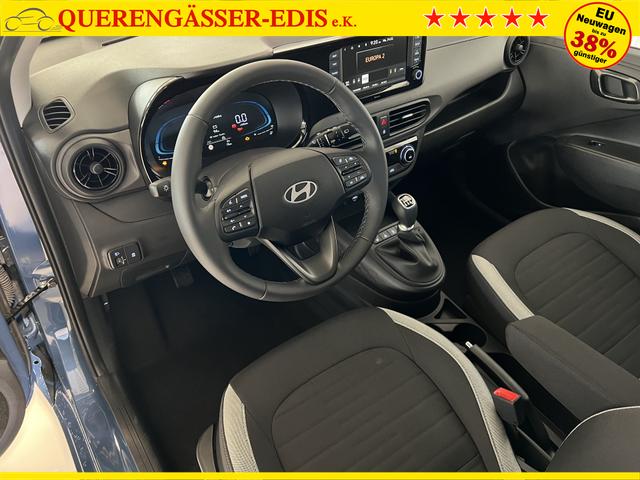 i10 GO Plus Navi 1,2 MT Vibrant Blue PearlMY2025, Beispielbilder, ggf. teilweise mit Sonderausstattung