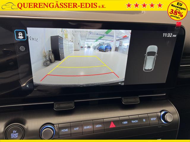 Hyundai KONA GO 65,4 kWh 160 kW (218 PS) Sitzheizung, Lenkradheizung, Navigationssystem, Apple CarPlay, Android Auto, 2-Zonen-Klimaautomatik, Verkehrszeichenerkennung, ACC, Virtual Cockpit, LED-Scheinwerfer, 17" Leichtmetallfelgen, uvm. 