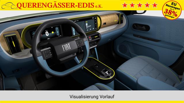 Fiat Grande Panda 368 Acqua Blau Metallic, Beispielbilder, ggf. teilweise mit Sonderausstattung