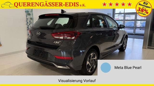 i30 Meta Blue Vorlauf, Beispielbilder, ggf. teilweise mit Sonderausstattung