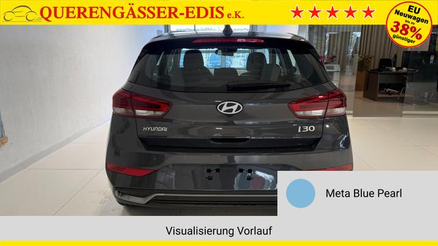 i30 Meta Blue Vorlauf, Beispielbilder, ggf. teilweise mit Sonderausstattung