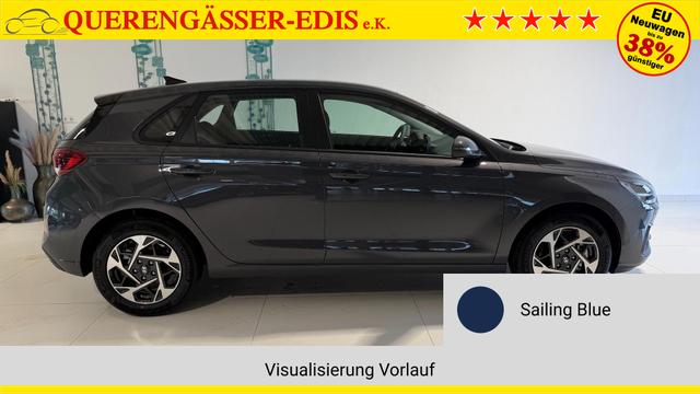 i30 Sailing Blue Vorlauf, Beispielbilder, ggf. teilweise mit Sonderausstattung