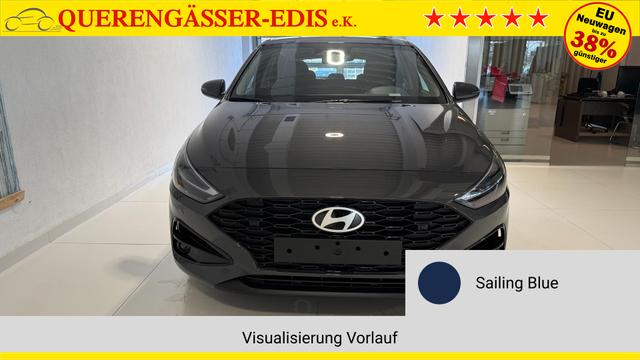 i30 Sailing Blue Vorlauf, Beispielbilder, ggf. teilweise mit Sonderausstattung