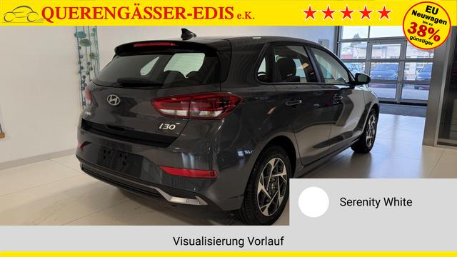 i30 Serenity White Vorlauf, Beispielbilder, ggf. teilweise mit Sonderausstattung