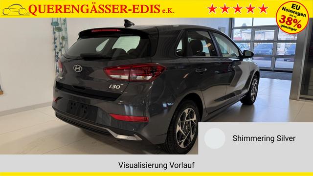 i30 Shimmering Silver Vorlauf, Beispielbilder, ggf. teilweise mit Sonderausstattung