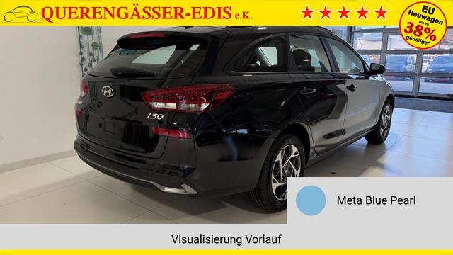 i30 Meta Blue Vorlauf, Beispielbilder, ggf. teilweise mit Sonderausstattung