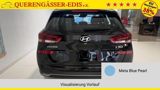 i30 Meta Blue Vorlauf, Beispielbilder, ggf. teilweise mit Sonderausstattung