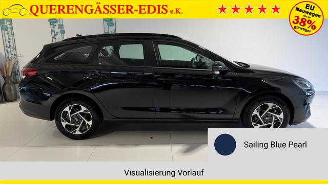 i30 Sailing Blue Vorlauf, Beispielbilder, ggf. teilweise mit Sonderausstattung