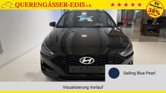 i30 Sailing Blue Vorlauf, Beispielbilder, ggf. teilweise mit Sonderausstattung