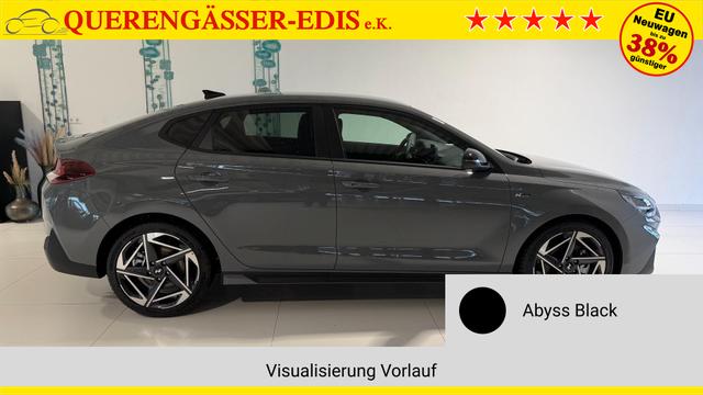 i30 Abyss Black Vorlauf, Beispielbilder, ggf. teilweise mit Sonderausstattung