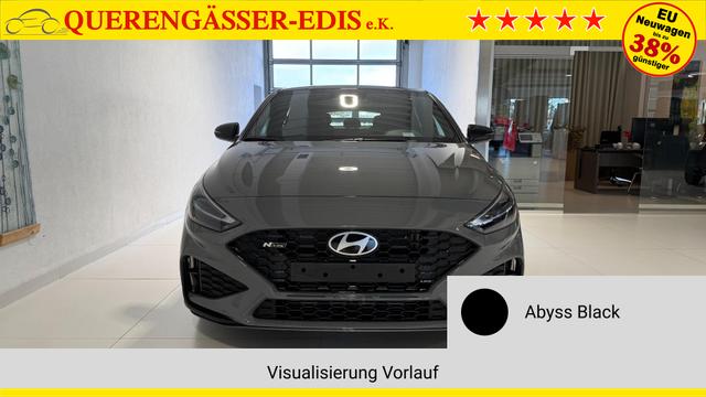 i30 Abyss Black Vorlauf, Beispielbilder, ggf. teilweise mit Sonderausstattung