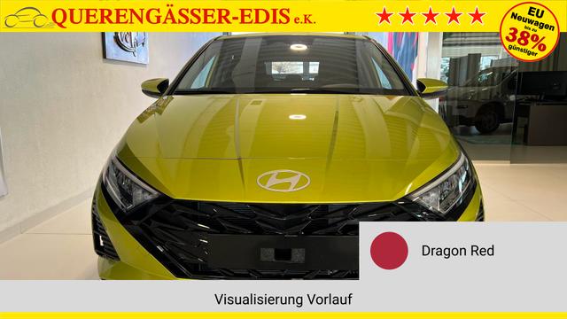 i20 Go Plus Dragon Red Vorlauf, Beispielbilder, ggf. teilweise mit Sonderausstattung