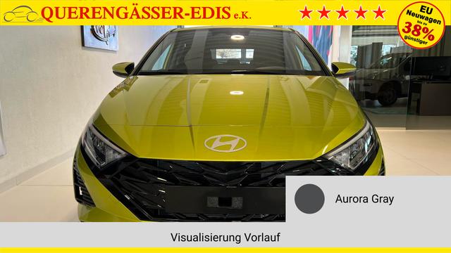 i20 Go Plus Aurora Gray Vorlauf, Beispielbilder, ggf. teilweise mit Sonderausstattung