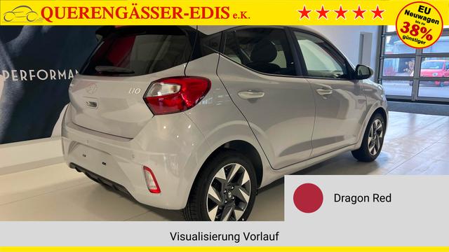 i10 Go Plus Dragon Red Vorlauf, Beispielbilder, ggf. teilweise mit Sonderausstattung