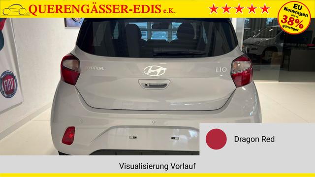 i10 Go Plus Dragon Red Vorlauf, Beispielbilder, ggf. teilweise mit Sonderausstattung