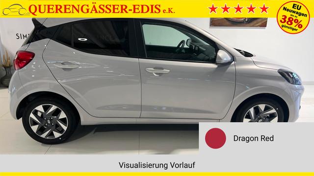 i10 Go Plus Dragon Red Vorlauf, Beispielbilder, ggf. teilweise mit Sonderausstattung