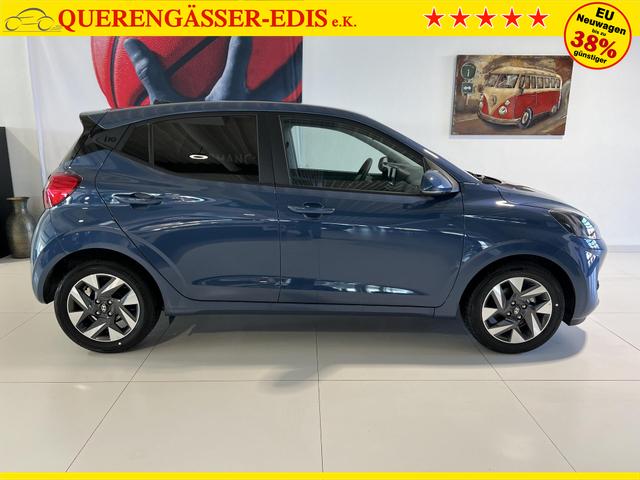 i10 GO Plus Vibrant Blue Vorlauf, Beispielbilder, ggf. teilweise mit Sonderausstattung