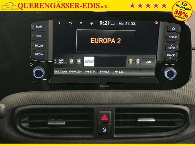 i10 GO Plus Vibrant Blue Vorlauf, Beispielbilder, ggf. teilweise mit Sonderausstattung