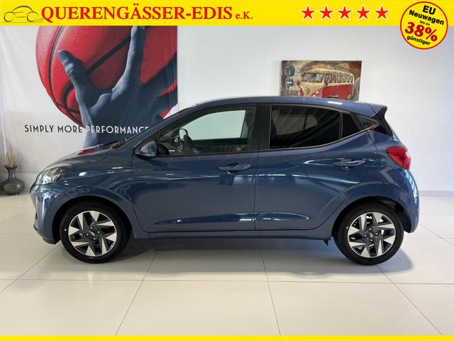 i10 GO Plus Vibrant Blue Vorlauf, Beispielbilder, ggf. teilweise mit Sonderausstattung