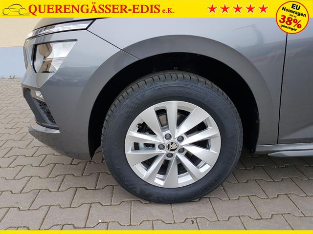 Skoda / Kamiq / Grau / Top Selection / Felge Cortadero silber / Graphite Grau , Beispielbilder, ggf. teilweise mit Sonderausstattung