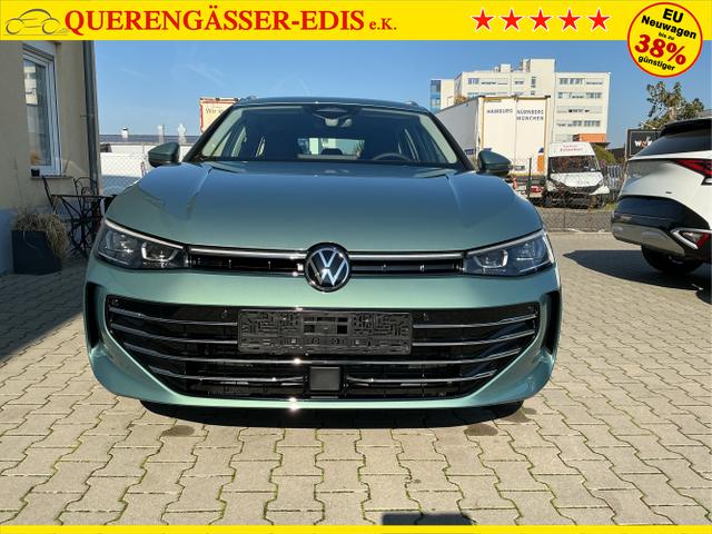 Volkswagen / Passat Variant / Grün / Elegance+AHK / Maripositgrün / , Beispielbilder, ggf. teilweise mit Sonderausstattung