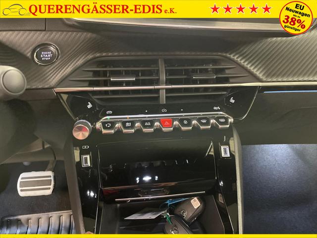Peugeot e-208 54kWh 156PS/115kW GT Pack 2026, 421km WLTP | +17" ALU +Glasdach +RFK +Adaptiver Tempomat +P.Sensor V+H +EL. Fahrersitz +Massage +Apple CarPlay +W&auml;rmepumpe 