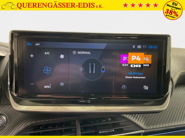 Peugeot e-208 54kWh 156PS/115kW GT Pack 2026, 421km WLTP | +17" ALU +Glasdach +RFK +Adaptiver Tempomat +P.Sensor V+H +EL. Fahrersitz +Massage +Apple CarPlay +W&auml;rmepumpe 
