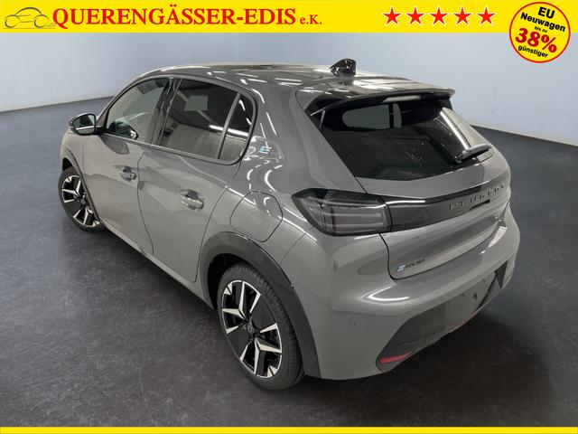 Peugeot e-208 54kWh 156PS/115kW GT Pack 2026, 421km WLTP | +17" ALU +Glasdach +RFK +Adaptiver Tempomat +P.Sensor V+H +EL. Fahrersitz +Massage +Apple CarPlay +W&auml;rmepumpe 
