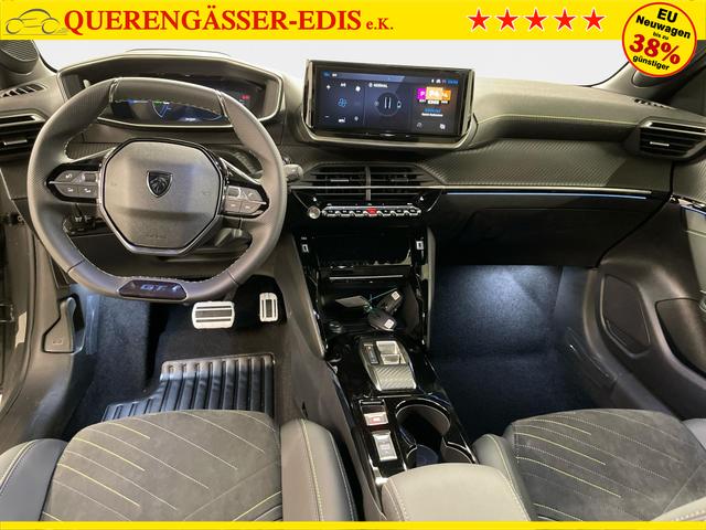 Peugeot e-208 54kWh 156PS/115kW GT Pack 2026, 421km WLTP | +17" ALU +Glasdach +RFK +Adaptiver Tempomat +P.Sensor V+H +EL. Fahrersitz +Massage +Apple CarPlay +W&auml;rmepumpe 