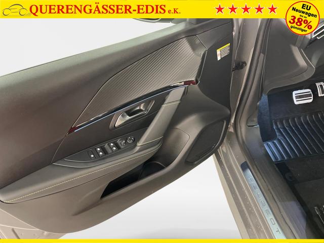 Peugeot e-208 54kWh 156PS/115kW GT Pack 2026, 421km WLTP | +17" ALU +Glasdach +RFK +Adaptiver Tempomat +P.Sensor V+H +EL. Fahrersitz +Massage +Apple CarPlay +W&auml;rmepumpe 
