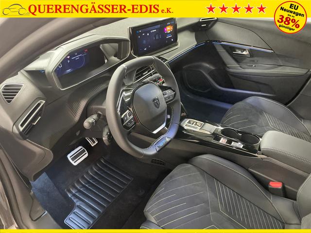 Peugeot e-208 54kWh 156PS/115kW GT Pack 2026, 421km WLTP | +17" ALU +Glasdach +RFK +Adaptiver Tempomat +P.Sensor V+H +EL. Fahrersitz +Massage +Apple CarPlay +W&auml;rmepumpe 