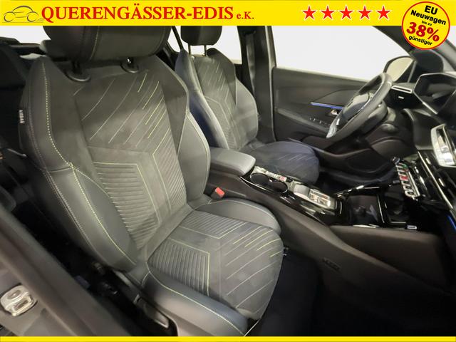 Peugeot e-208 54kWh 156PS/115kW GT Pack 2026, 421km WLTP | +17" ALU +Glasdach +RFK +Adaptiver Tempomat +P.Sensor V+H +EL. Fahrersitz +Massage +Apple CarPlay +W&auml;rmepumpe 