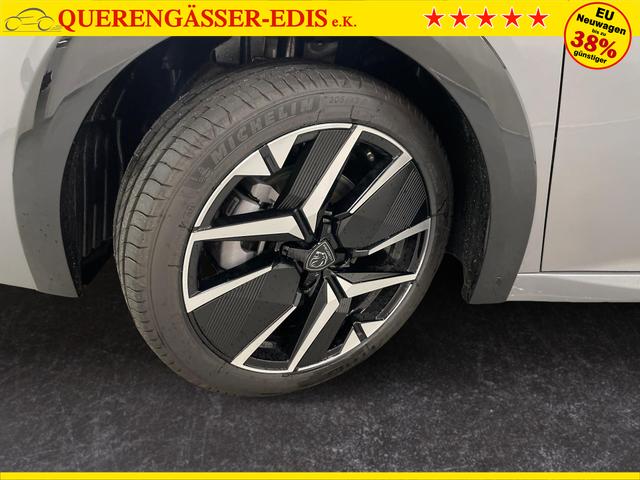 Peugeot e-208 54kWh 156PS/115kW GT Pack 2026, 421km WLTP | +17" ALU +Glasdach +RFK +Adaptiver Tempomat +P.Sensor V+H +EL. Fahrersitz +Massage +Apple CarPlay +W&auml;rmepumpe 