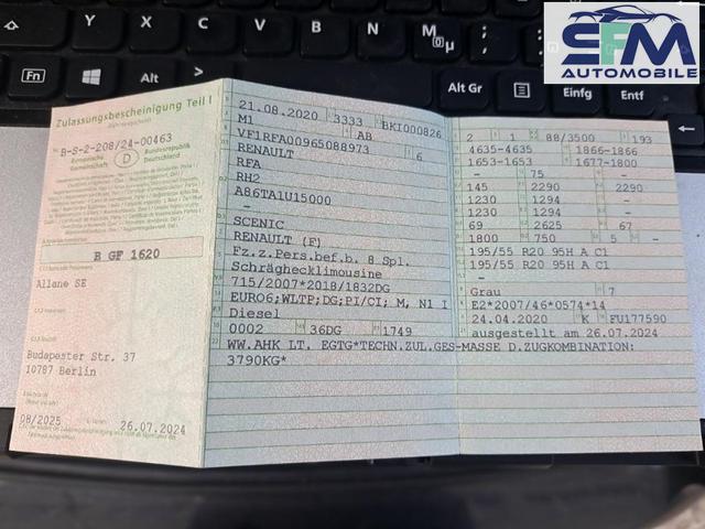 Renault Grand Scenic Business Edition/1.Hand/1 Jahr Garantie/T&uuml;v neu 