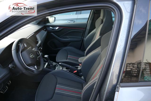 Skoda Kamiq Monte Carlo Facelift 1.5 TSI DSG 150 PS Matrix LED 17" ALU Kajam Pano Kamera PDCvo+hi SHZ Beh.WS Lenkradheizung Navi via Smart Link AHK Vorbereitung Reserverad Colour Concept 