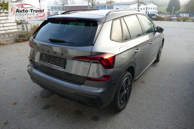 Skoda Kamiq Monte Carlo Facelift 1.5 TSI DSG 150 PS Matrix LED 17" ALU Kajam Pano Kamera PDCvo+hi SHZ Beh.WS Lenkradheizung Navi via Smart Link AHK Vorbereitung Reserverad Colour Concept 