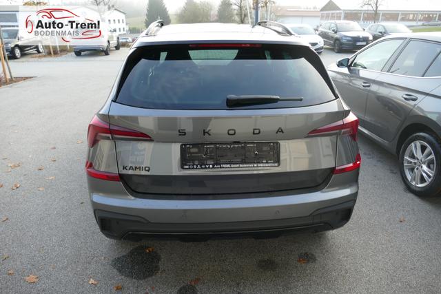 Skoda Kamiq Monte Carlo Facelift 1.5 TSI DSG 150 PS Matrix LED 17" ALU Kajam Pano Kamera PDCvo+hi SHZ Beh.WS Lenkradheizung Navi via Smart Link AHK Vorbereitung Reserverad Colour Concept 