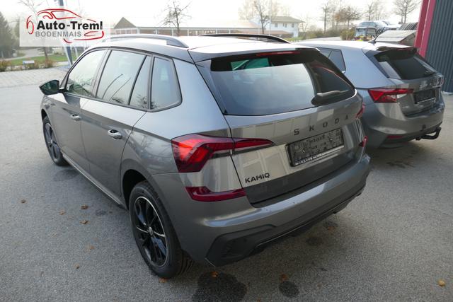 Skoda Kamiq Monte Carlo Facelift 1.5 TSI DSG 150 PS Matrix LED 17" ALU Kajam Pano Kamera PDCvo+hi SHZ Beh.WS Lenkradheizung Navi via Smart Link AHK Vorbereitung Reserverad Colour Concept 