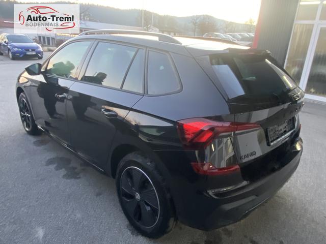 Skoda Kamiq Monte Carlo Facelift 1.0 TSI DSG 116 PS Matrix 5JG Ebener Ladeboden LED 17" ALU Kajam Pano Kamera PDCvo+hi SHZ Lenkradheizung Navi via Smart Link 
