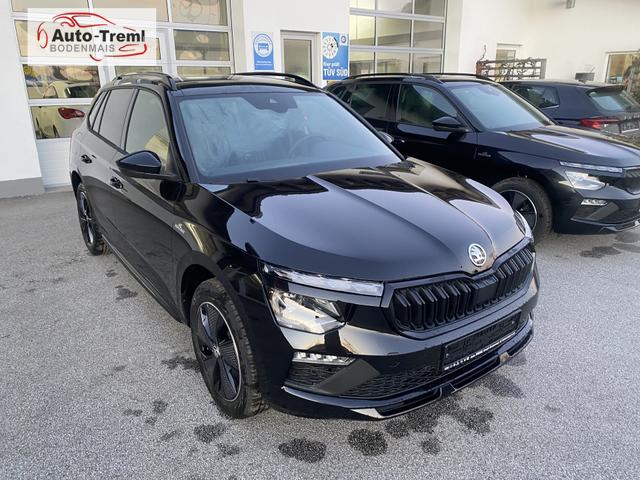 Skoda Kamiq Monte Carlo Facelift 1.0 TSI DSG 116 PS Matrix 5JG Ebener Ladeboden LED 17" ALU Kajam Pano Kamera PDCvo+hi SHZ Lenkradheizung Navi via Smart Link 