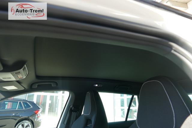 Skoda Kamiq Monte Carlo Facelift 1.0 TSI DSG 116 PS Matrix 5JG Ebener Ladeboden LED 17" ALU Kajam Pano Kamera PDCvo+hi SHZ Lenkradheizung Navi via Smart Link Colour Concept Color 