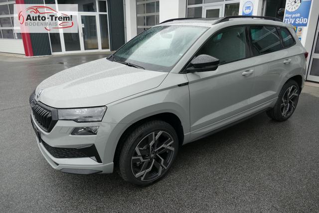 Skoda Karoq Sportline 2.0 TSI DSG 190 PS 4x4 5JG AHK Navi Pano 19" Alu beh.WS. SHZvo+hi Kamera PCDvo+hi variabler Ladeboden 