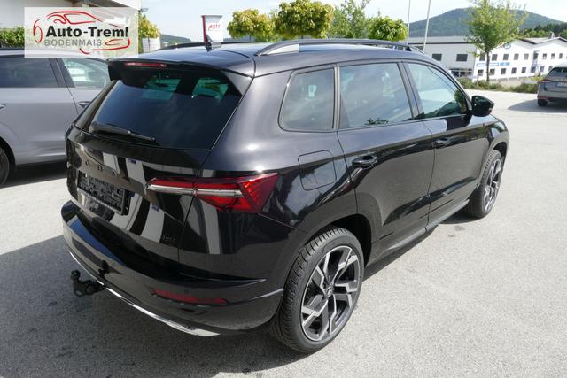Skoda Karoq Sportline 2.0 TSI DSG 190 PS 4x4 5JG AHK Navi 19" Alu beh.WS. SHZvo+hi Kamera PCDvo+hi variabler Ladeboden 